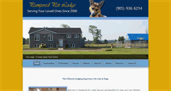 Desktop Screenshot of pamperedpetlodge.com